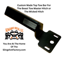 Diamond Shape Ball Hitch Accessory For Top Mount Towing with Beast Tow-Master or a Wicked Hitch