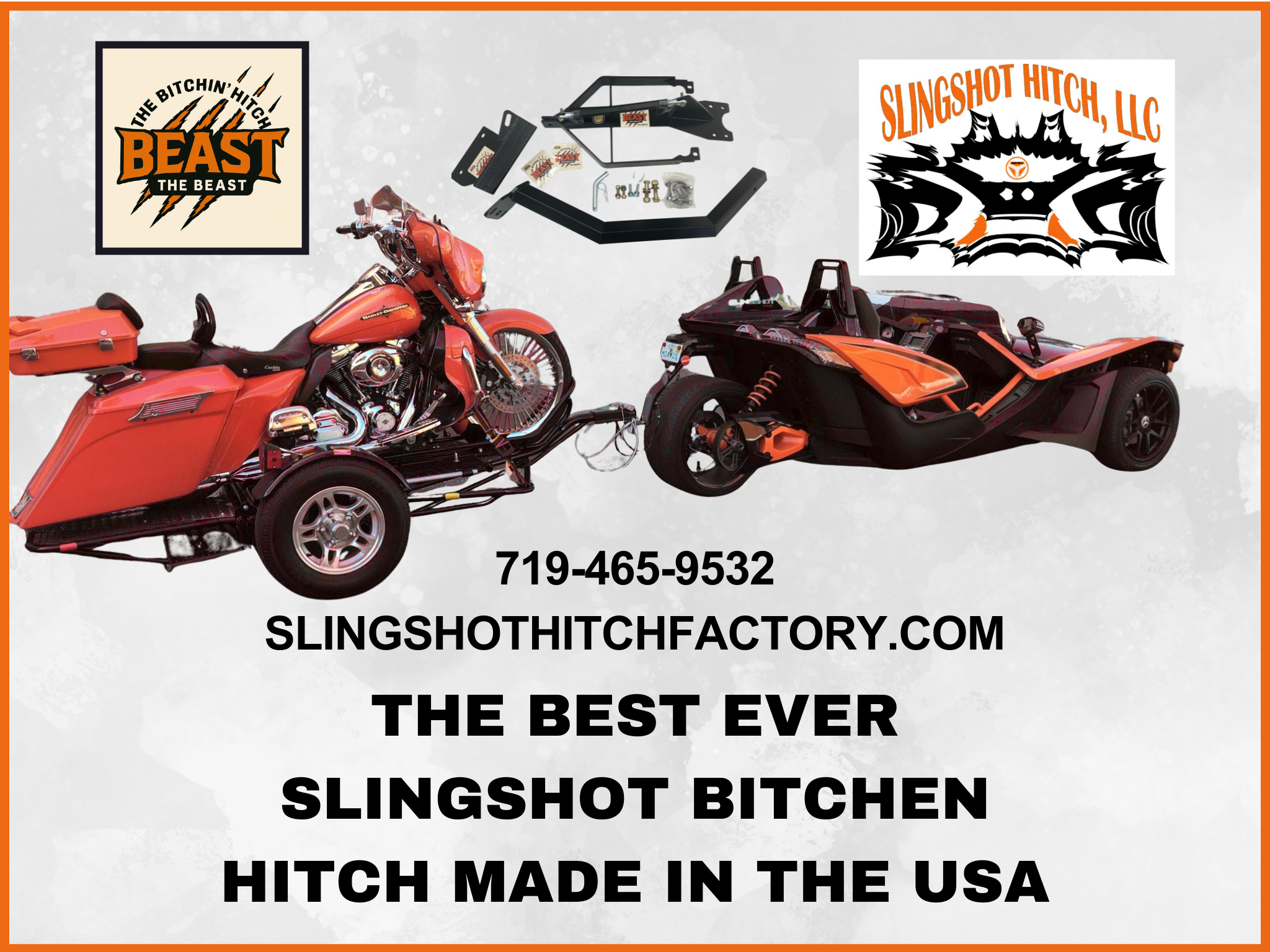 Polaris Slingshot Beast Tow-Master Hitch – USA Made, Fits 2015–2026- $70 OFF -OUR 7-YEAR ANNIVERSARY SALE USE DICOUNT CODE JULY 24 AT CHECKOUT