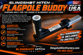 SOPORTE PARA ASTA DE BANDERA PERSONALIZADO HECHO EN EE. UU. SLINGSHOT HITCH