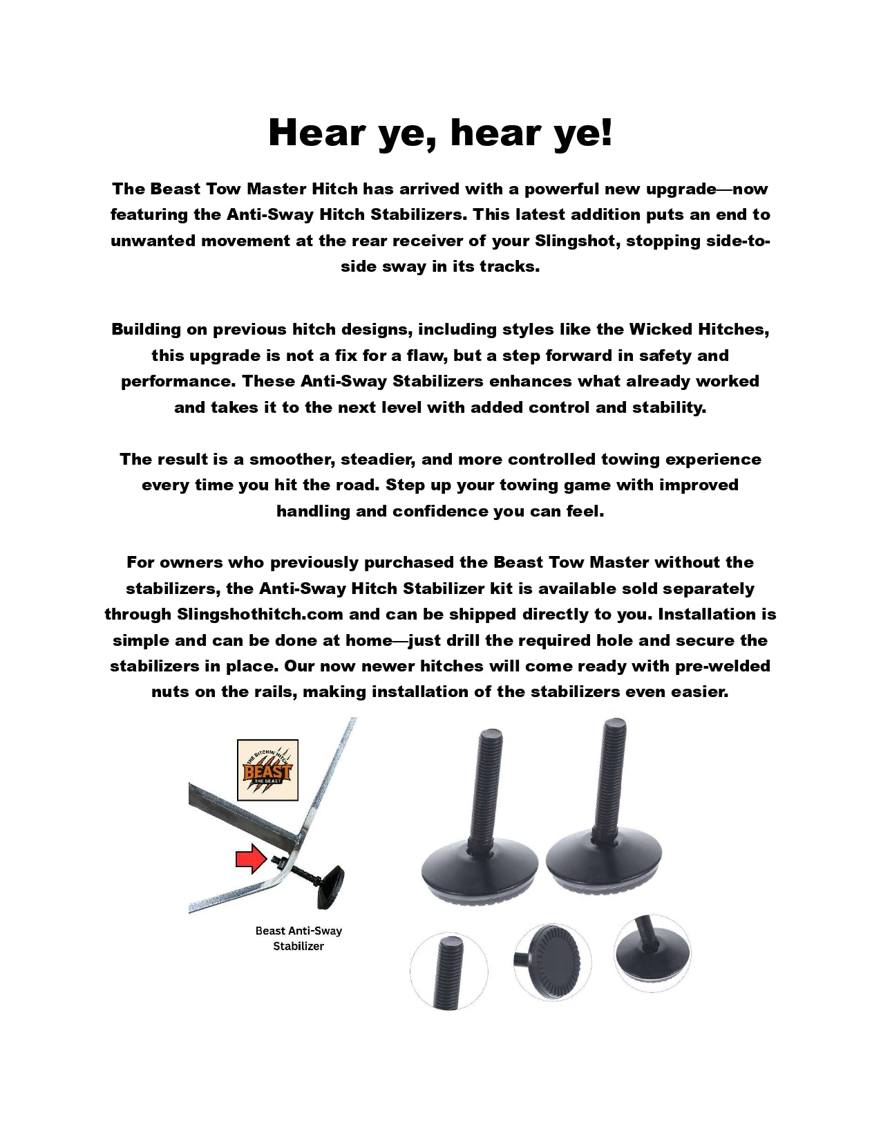 The Beast Tow-Master Bitchen Hitch