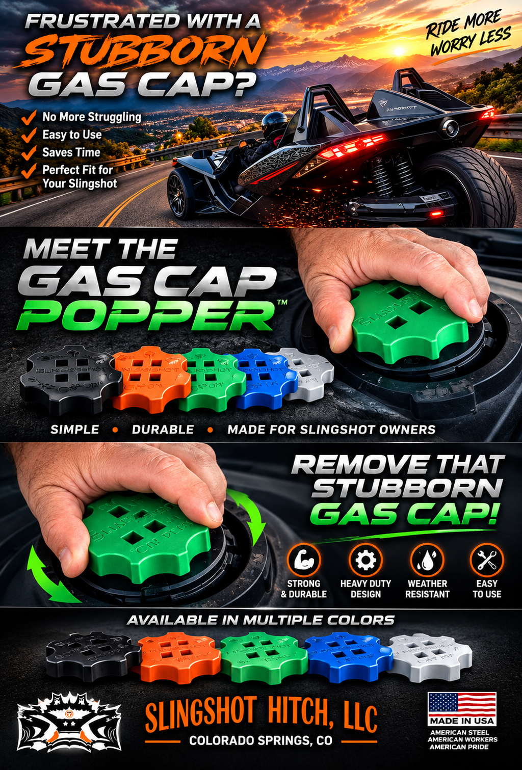 THE SSH GAS CAP POPPER