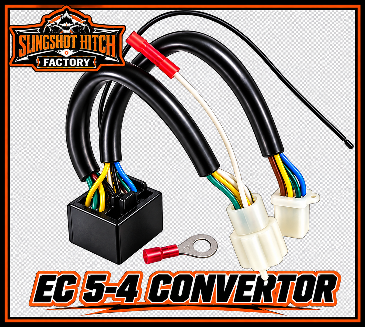 Convertidor de arnés de cableado de remolque de 5 a 4 cables para Polaris Slingshot