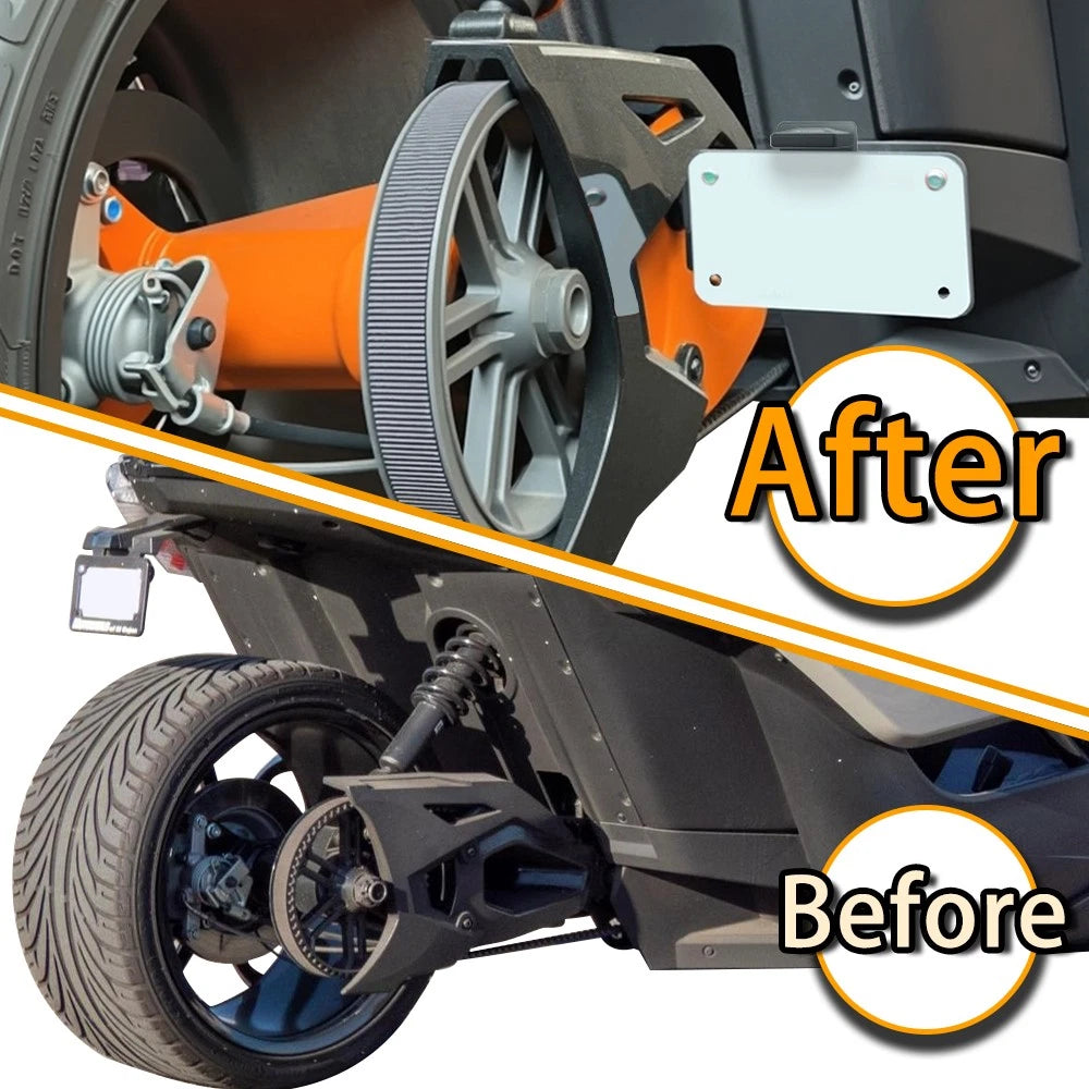 LED Swingarm License Plate Relocator Kit